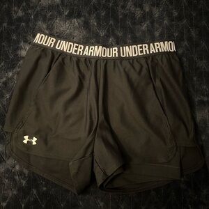 Under Armour Women's Black Athletic Shorts